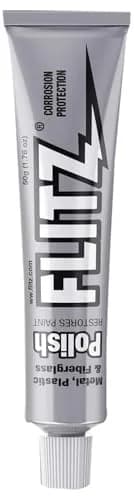 Flitz Multi-Purpose Metal Polish Paste 1.76oz | Non-Abrasive Chrome & Steel Cleaner thumbnail 1