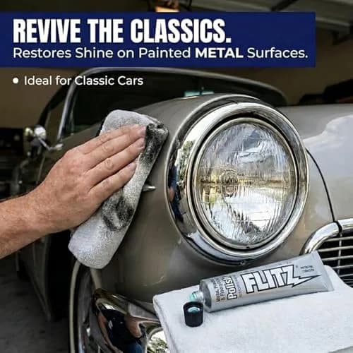Flitz Multi-Purpose Metal Polish Paste 1.76oz | Non-Abrasive Chrome & Steel Cleaner thumbnail 9