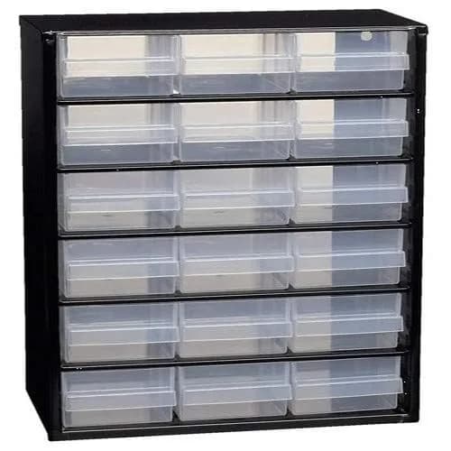 Raaco Steel Storage Cabinet, 18-Drawer | Durable Metal Hardware Organizer for Workshop & Garage - main product image