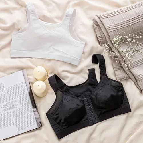 Leonisa Women's Posture Corrector Wireless Back Support Bra, 36C | Supportive & Comfortable thumbnail 6