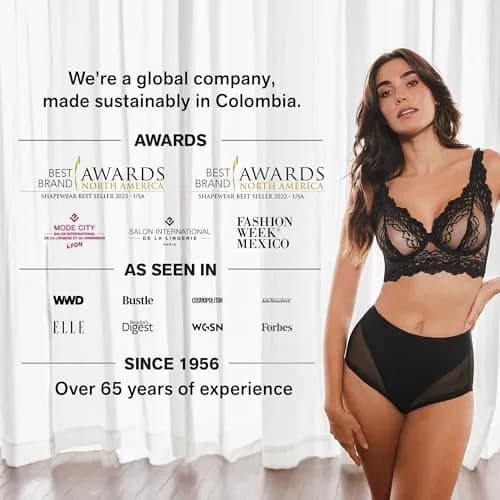 Leonisa Women's Posture Corrector Wireless Back Support Bra, 36C | Supportive & Comfortable thumbnail 7