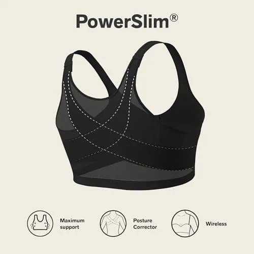 Leonisa Women's Posture Corrector Wireless Back Support Bra, 36C | Supportive & Comfortable thumbnail 5
