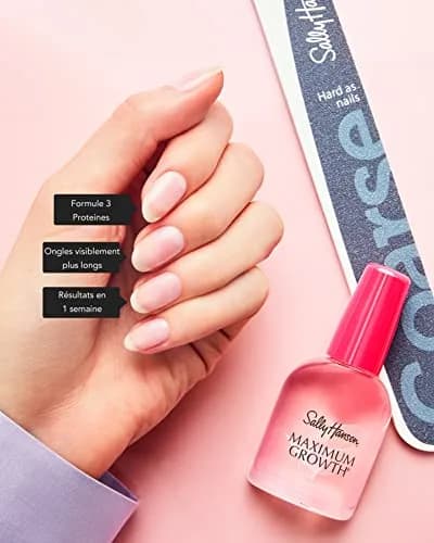 Sally Hansen Maximum Growth Nail Strengthener 13.3ml (0.45 Fl Oz) | Reinforces Thin Nails thumbnail 7