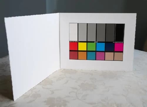 DGK Color Tools 5" x 7" Color Calibration Charts (2-Pack) | 12% & 18% Gray Balance for Accurate Photography thumbnail 3