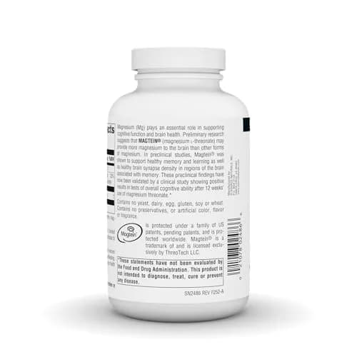 Source Naturals Magtein Magnesium L-Threonate 667mg | Supports Brain & Memory (70-120 chars) thumbnail 3