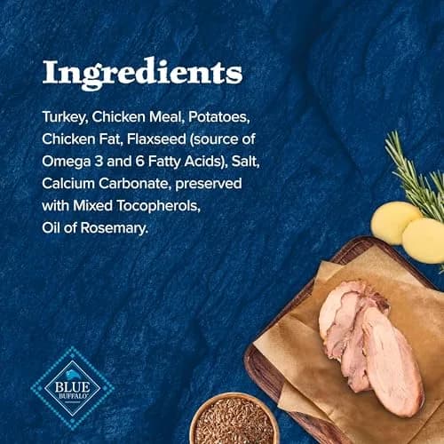 Blue Buffalo Wilderness Turkey Crunchy Dog Biscuits, Grain-Free, 283g (10 oz) | High-Protein, No Artificial Preservatives thumbnail 5