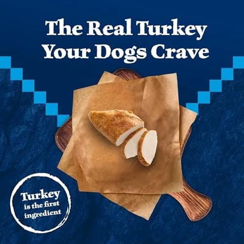 Blue Buffalo Wilderness Turkey Crunchy Dog Biscuits, Grain-Free, 283g (10 oz) | High-Protein, No Artificial Preservatives thumbnail 3