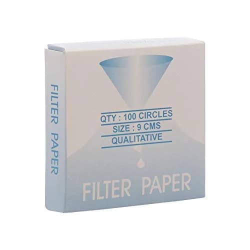 Eisco Filter Paper, 10 Micron, Medium Speed, 85 GSM, 9 cm | Qualitative Lab Filter for Precise Filtration thumbnail 2