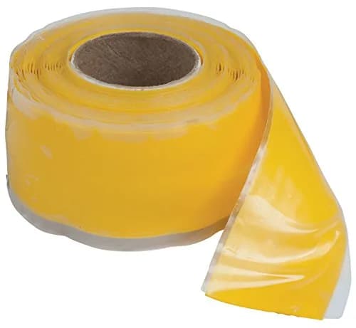 Gardner Bender Silicone Repair Tape 1 in. x 10 ft. Yellow | Self-Sealing, Waterproof Insulation thumbnail 1