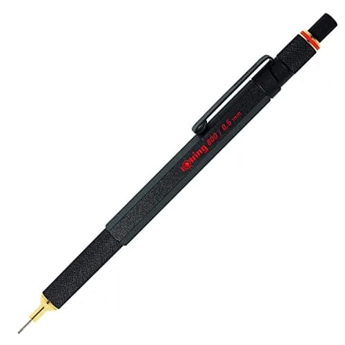 rOtring 800 Retractable Mechanical Pencil 0.5mm Black Metal Barrel | Drafting, Engineering, Architecture Professionals thumbnail 1