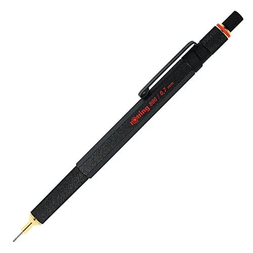 Rotring 800 Retractable Mechanical Pencil 0.7mm (0.0275 inches) | Precision Drafting Tool thumbnail 1