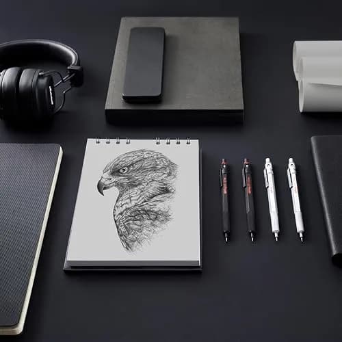 Rotring 600 Mechanical Pencil 0.5mm Black | Precision Drafting & Writing Tool thumbnail 5