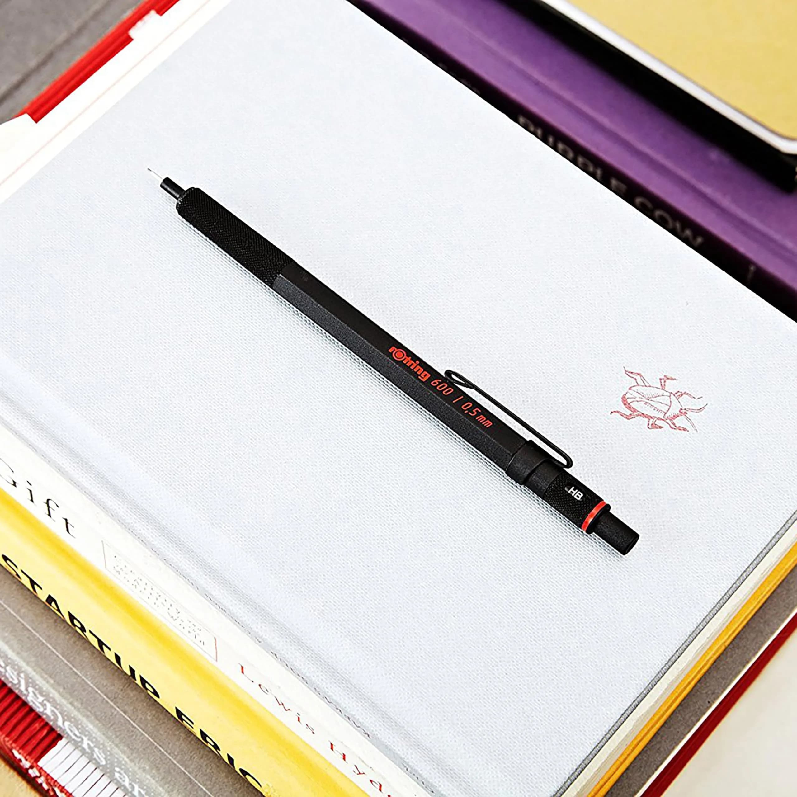 Rotring 600 Mechanical Pencil 0.5mm Black | Precision Drafting & Writing Tool - view 6