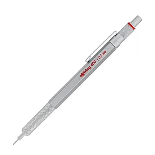 rOtring 600 Mechanical Pencil, 0.5 mm, Silver Barrel | Precision Writing Instrument thumbnail 1