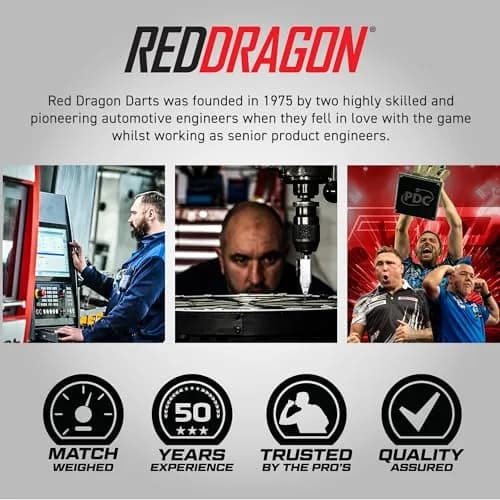 RED DRAGON Professional Darts Accessories Kit - 200+ Pieces | Multi-Coloured Nylon thumbnail 6