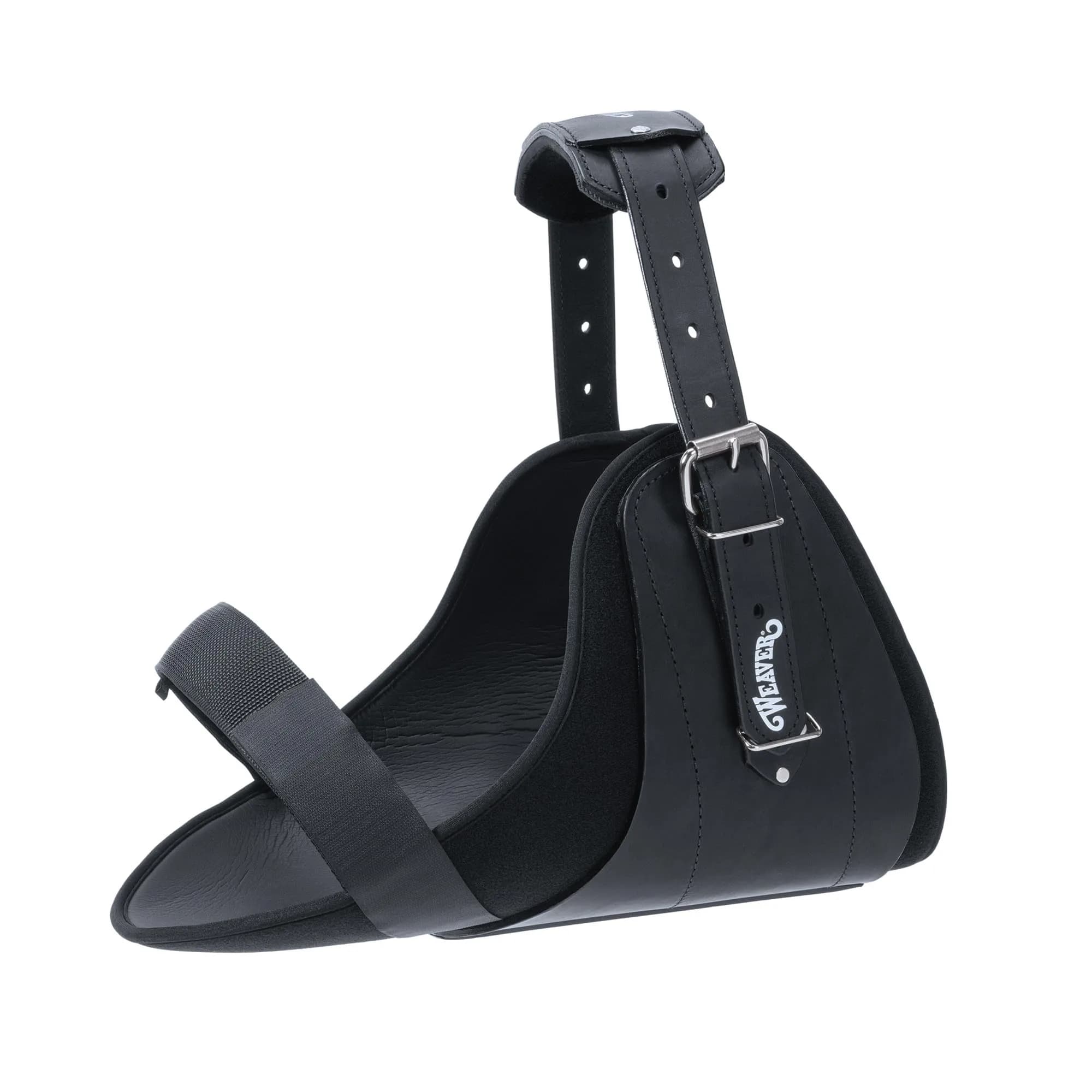 Weaver Livestock Kirk Stierwalt Neck Sweat System Large Black | Neoprene Neck Protector for Cattle — Black
