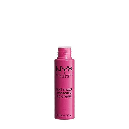 NYX PROFESSIONAL MAKEUP Soft Matte Metallic Lip Cream Paris Mid-Tone Mauve-Pink 6.5ml (0.22 Fl Oz) | PETA-Certified Cruelty-Free Metallic Matte Finish thumbnail 3
