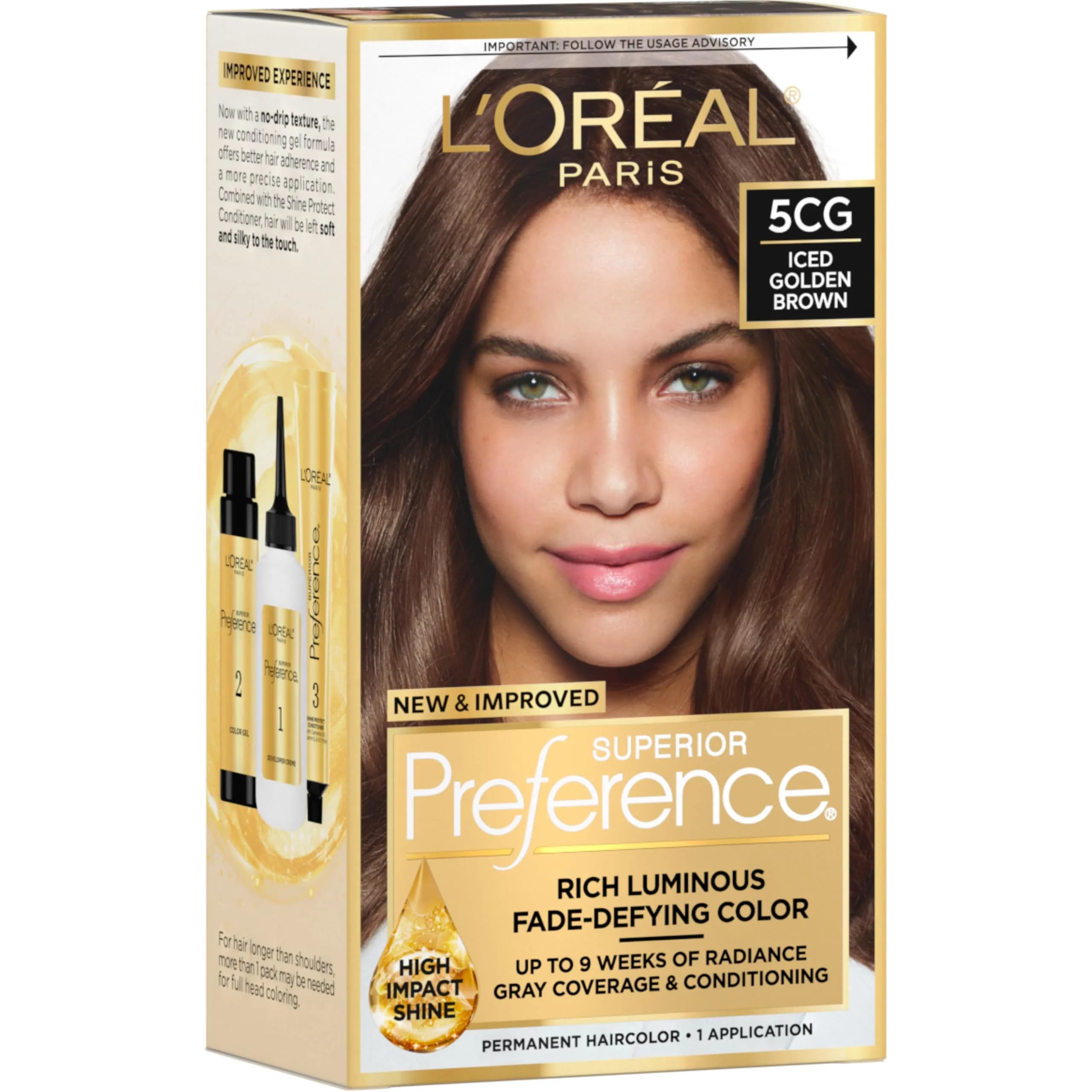 L'Oreal Paris Superior Preference Permanent Hair Color - Ultra Light Ash Brown, 1 Count - main product image