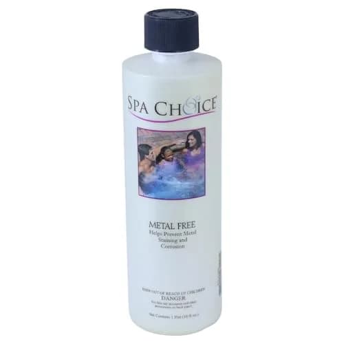 SpaChoice 1-Pint Premium Metal Free Water Treatment for Spa & Hot Tub | Prevents Metal Staining & Corrosion thumbnail 1