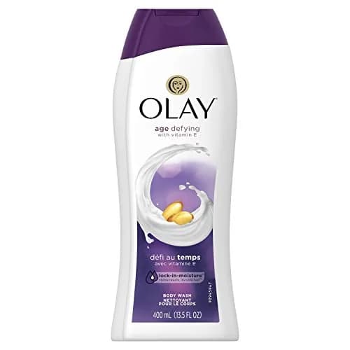 Olay Age Defying Body Wash With Vitamin E 400ml (13.5 Fl Oz) | Conditions Skin for Younger-Looking Appearance thumbnail 1