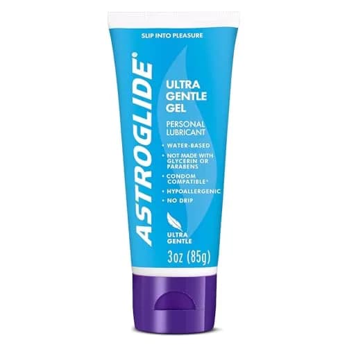Astroglide Ultra Gentle Gel Lube 88.7ml (3 Fl Oz) | Hypoallergenic Water-Based Personal Lubricant thumbnail 1
