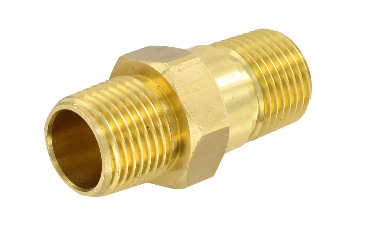 Valterra P23415LF Brass Check Valve 1/2" NPT x 1/2" NPT | Flow Control for Water & Gas Lines — Brass