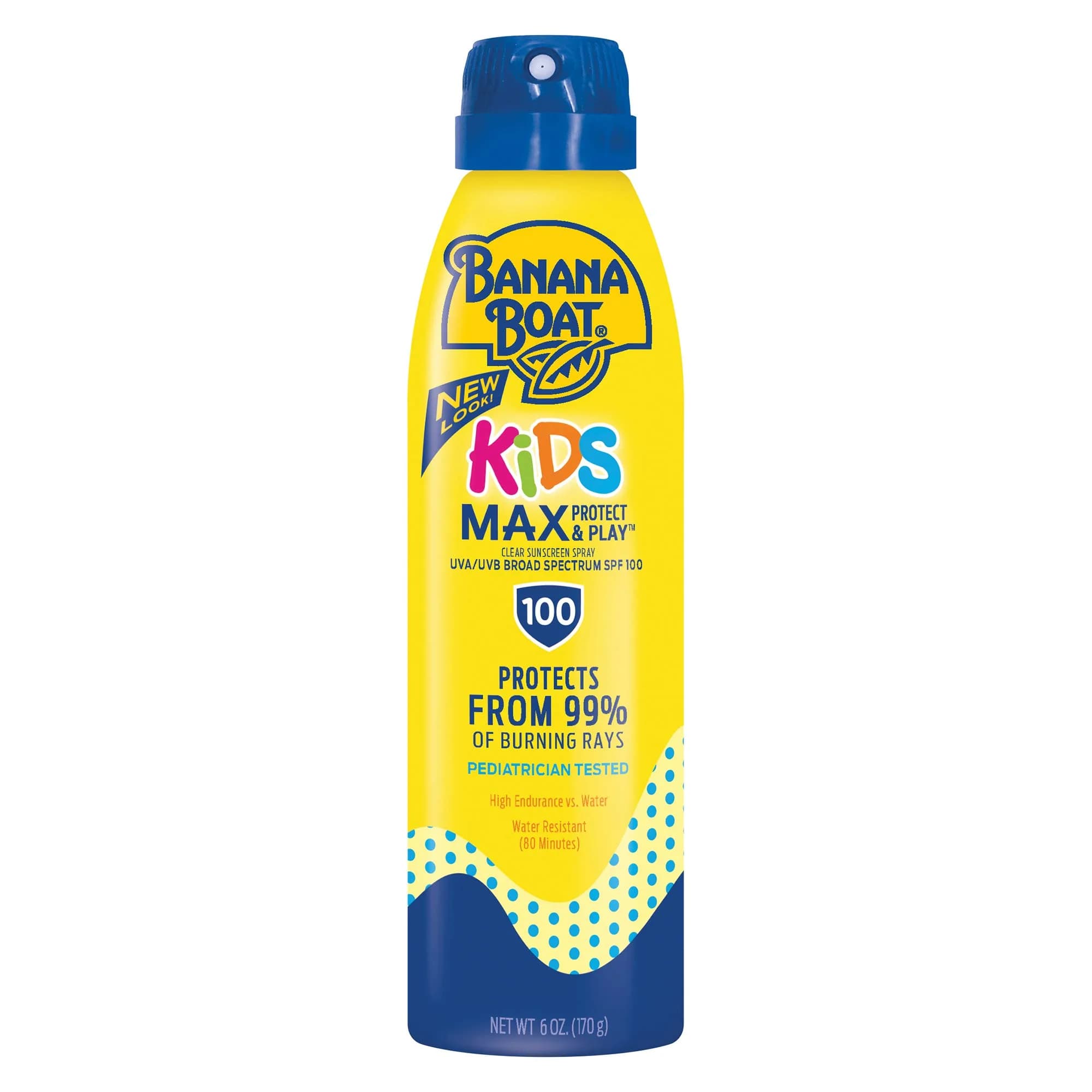 Banana Boat Kids Sport SPF 50 Sunscreen Spray 177ml (6oz) | Tear-Free, Sting-Free Protection thumbnail 1