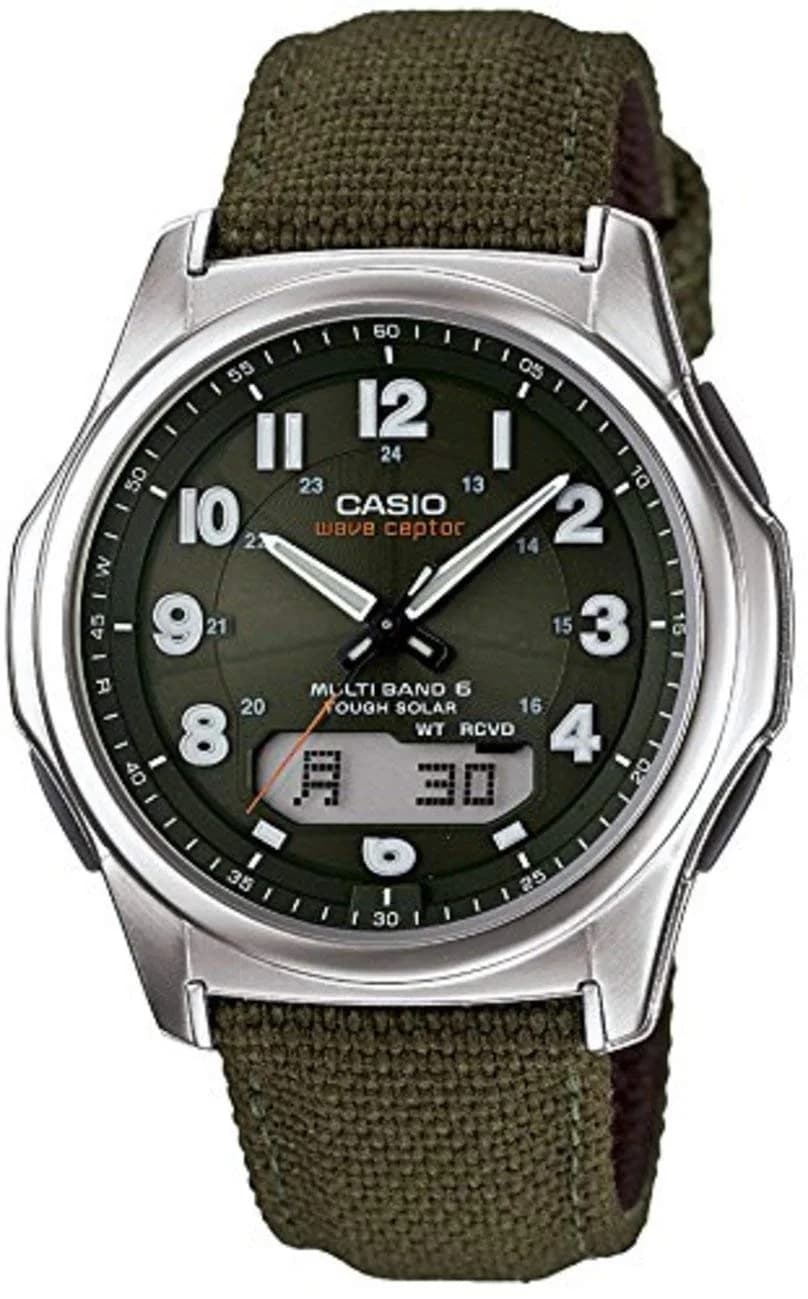 wave ceptor WVA-M630B-3AJF Solar Men's Watch 42.1mm Stainless Steel & Nylon | Multiband6
