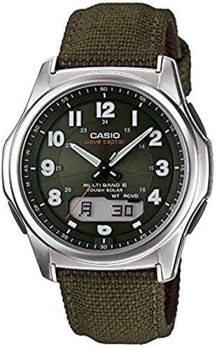 wave ceptor WVA-M630B-3AJF Solar Men's Watch 42.1mm Stainless Steel & Nylon | Multiband6 thumbnail 1