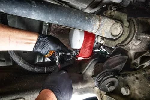 GEARWRENCH Heavy-Duty Oil Filter Strap Wrench 3/8" & 1/2" Drive | Up to 9" Diameter | Heavy Duty Nylon & Forged Steel thumbnail 5
