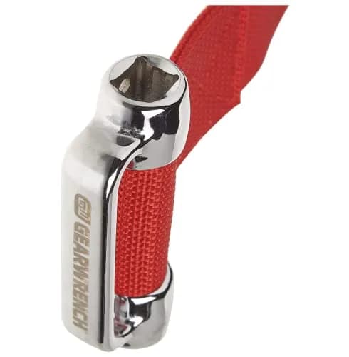 GEARWRENCH Heavy-Duty Oil Filter Strap Wrench 3/8" & 1/2" Drive | Up to 9" Diameter | Heavy Duty Nylon & Forged Steel thumbnail 3
