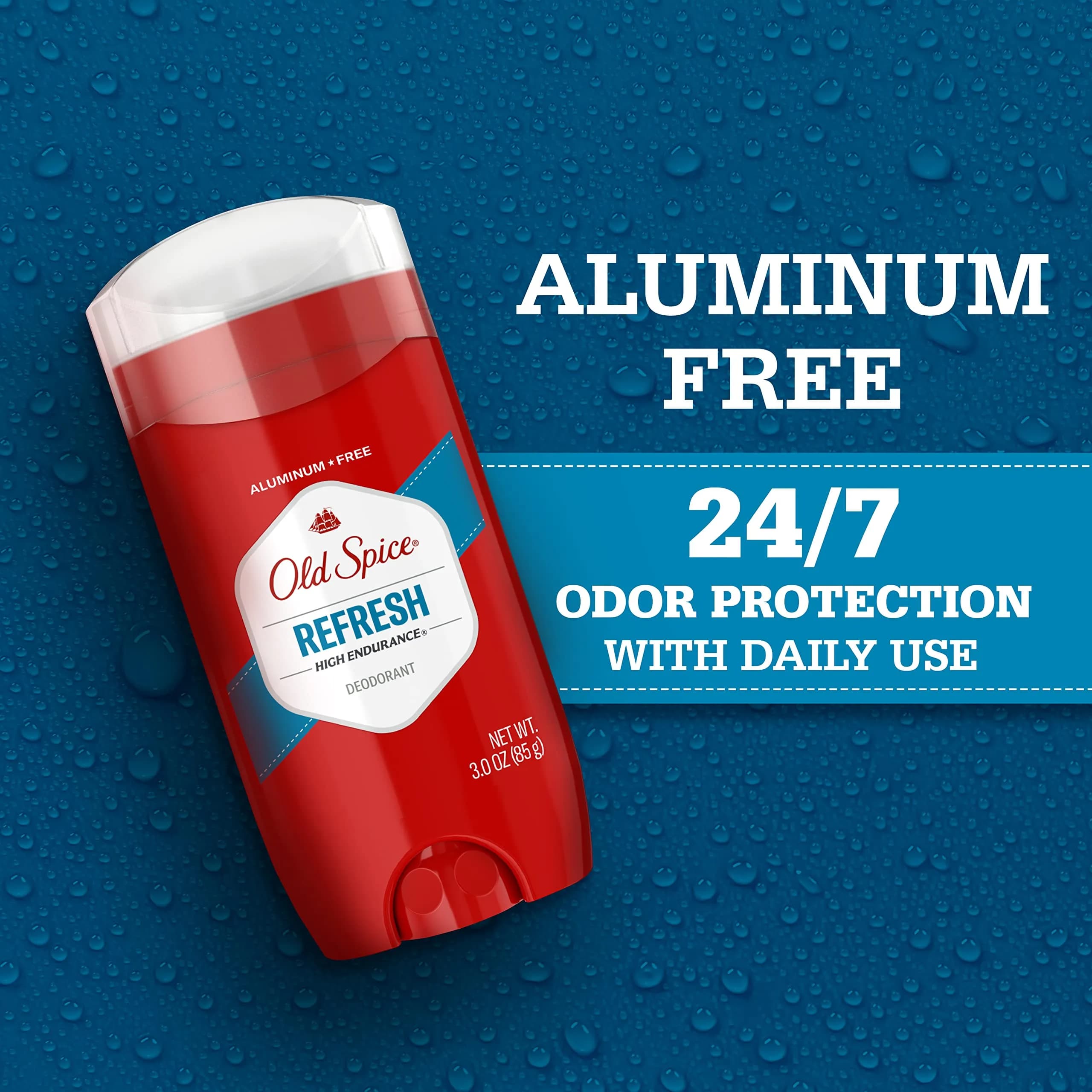 Old Spice High Endurance Aluminum Free Deodorant for Men, Fresh Scent, 6 oz (Pack of 2) | 48-Hour Odor Protection - view 6