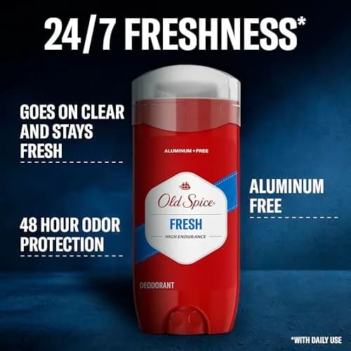 Old Spice High Endurance Aluminum Free Deodorant for Men, Fresh Scent, 6 oz (Pack of 2) | 48-Hour Odor Protection thumbnail 2