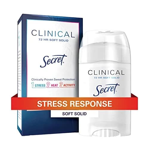 Secret Clinical Strength Stress Response Antiperspirant & Deodorant, Serene Citrus 48g (1.6 Oz) | 4x Stress Sweat Protection thumbnail 1