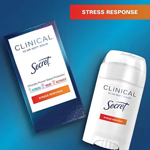 Secret Clinical Strength Stress Response Antiperspirant & Deodorant, Serene Citrus 48g (1.6 Oz) | 4x Stress Sweat Protection thumbnail 4