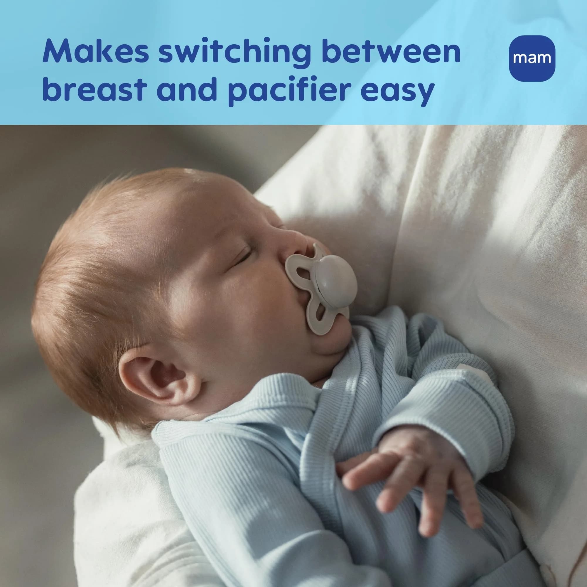 MAM Original Start Baby Pacifiers 0-3 Months SkinSoft Silicone, 2 Pack | Developed with Orthodontists - view 5