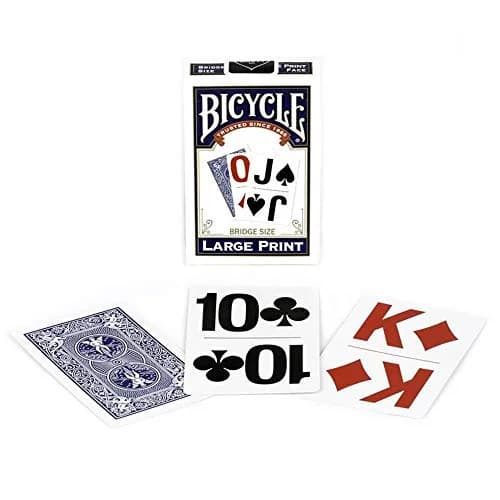 Bicycle Large Print Playing Cards Bridge Size | Easy-to-Read for Seniors & Low Vision thumbnail 4