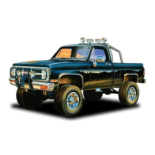 MPC 1984 GMC Pickup 1:25 Scale Model Kit (Black Version) | 150+ Parts, Skill Level 2 thumbnail 1