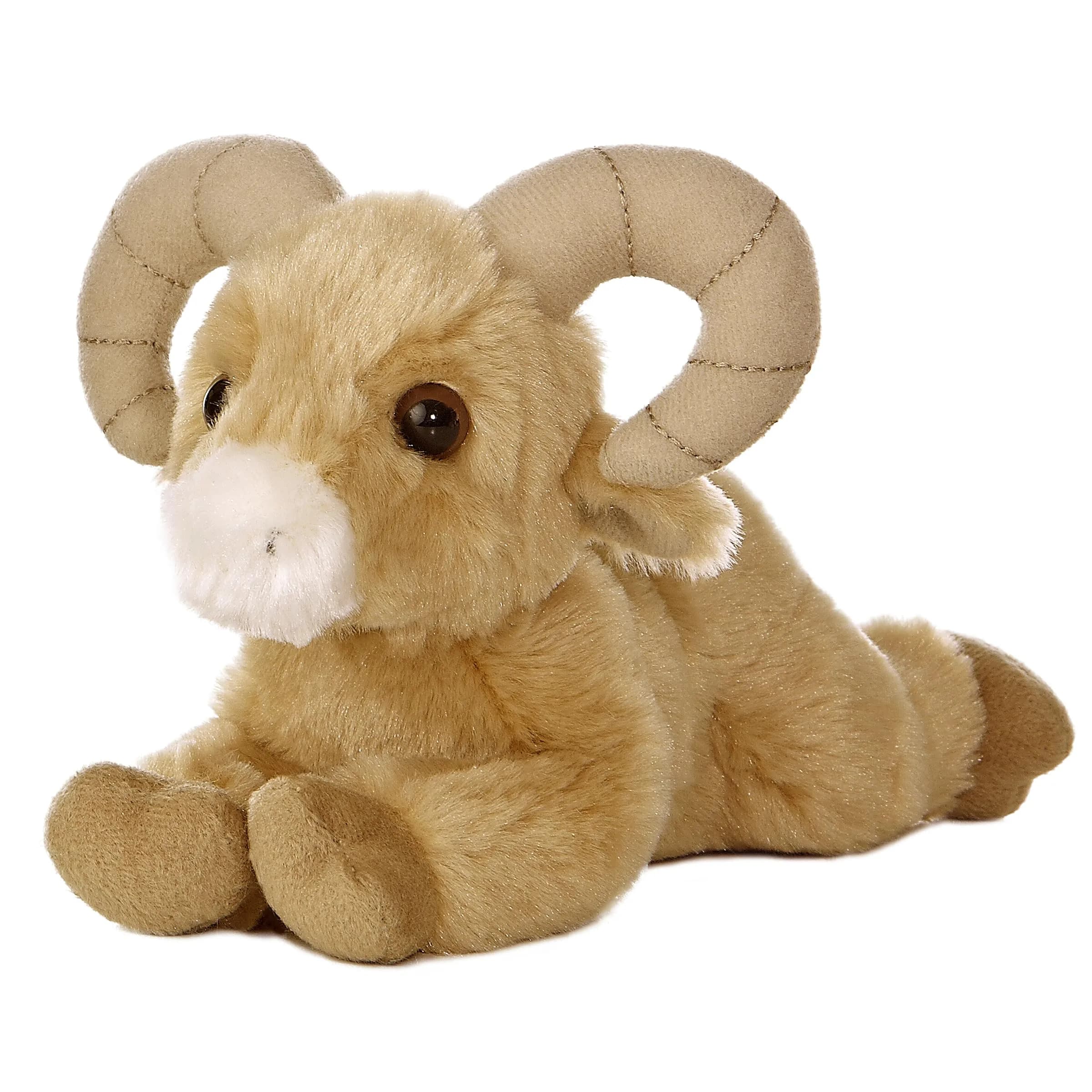 Aurora Mini Flopsie Big Horn Sheep Plush Toy | Adorable Stuffed Animal for Kids - main product image