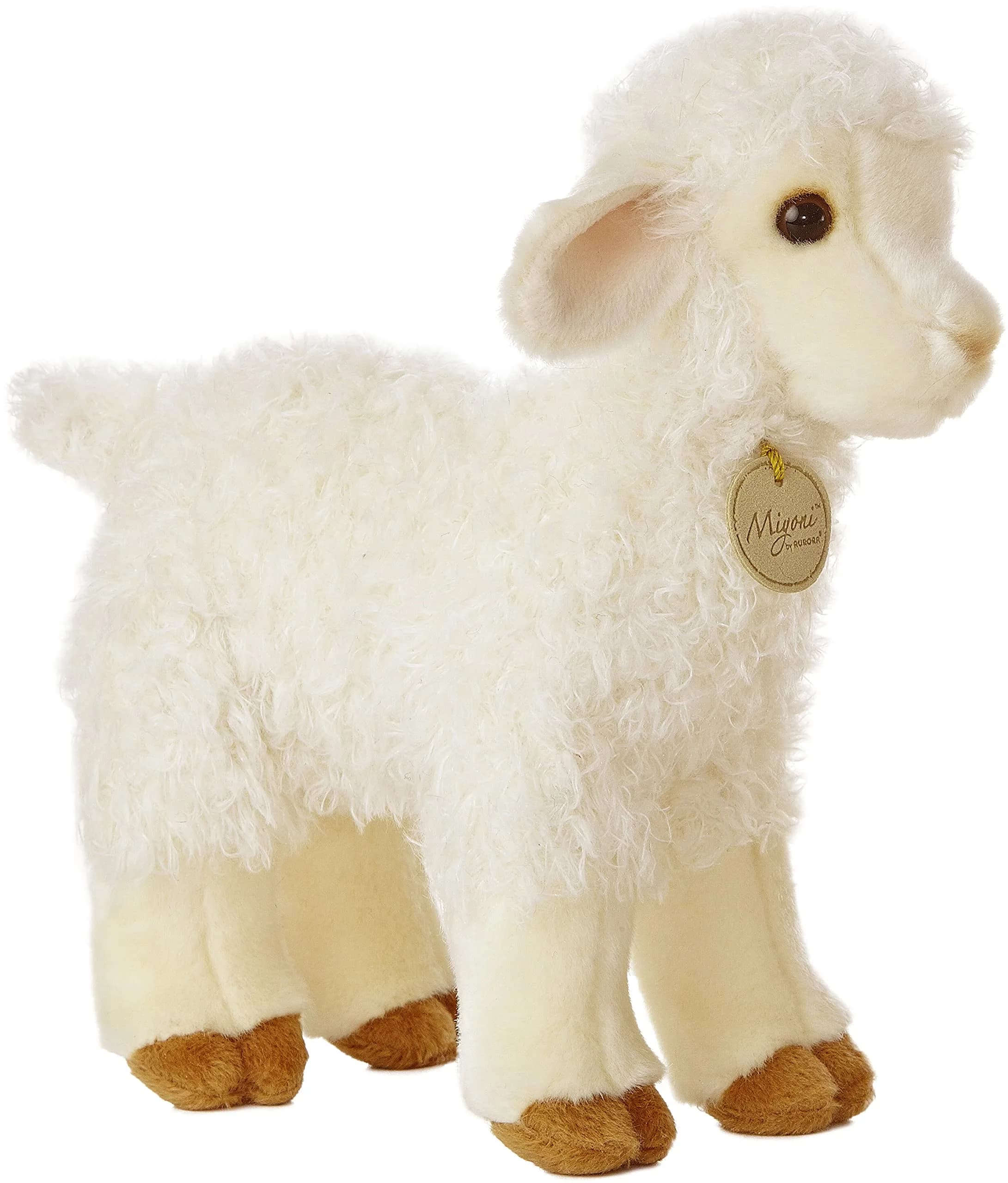 Aurora Miyoni Lovely Lamb Stuffed Animal 10 Inches | Realistic Plush Toy for Kids - main product image