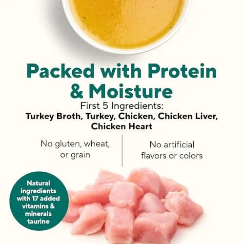 Dave's Pet Food Grain Free Canned Cat Food, Turkey & Giblets Pate, 12.5 oz | High-Protein, Grain-Free Nutrition thumbnail 3