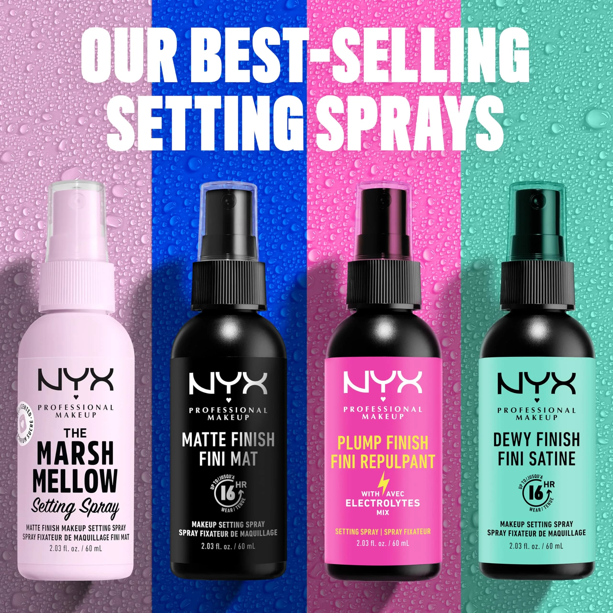 NYX PROFESSIONAL MAKEUP Makeup Setting Spray - Dewy Finish, Vegan Formula | Lightweight Face Mist for 16HR Wear - view 6