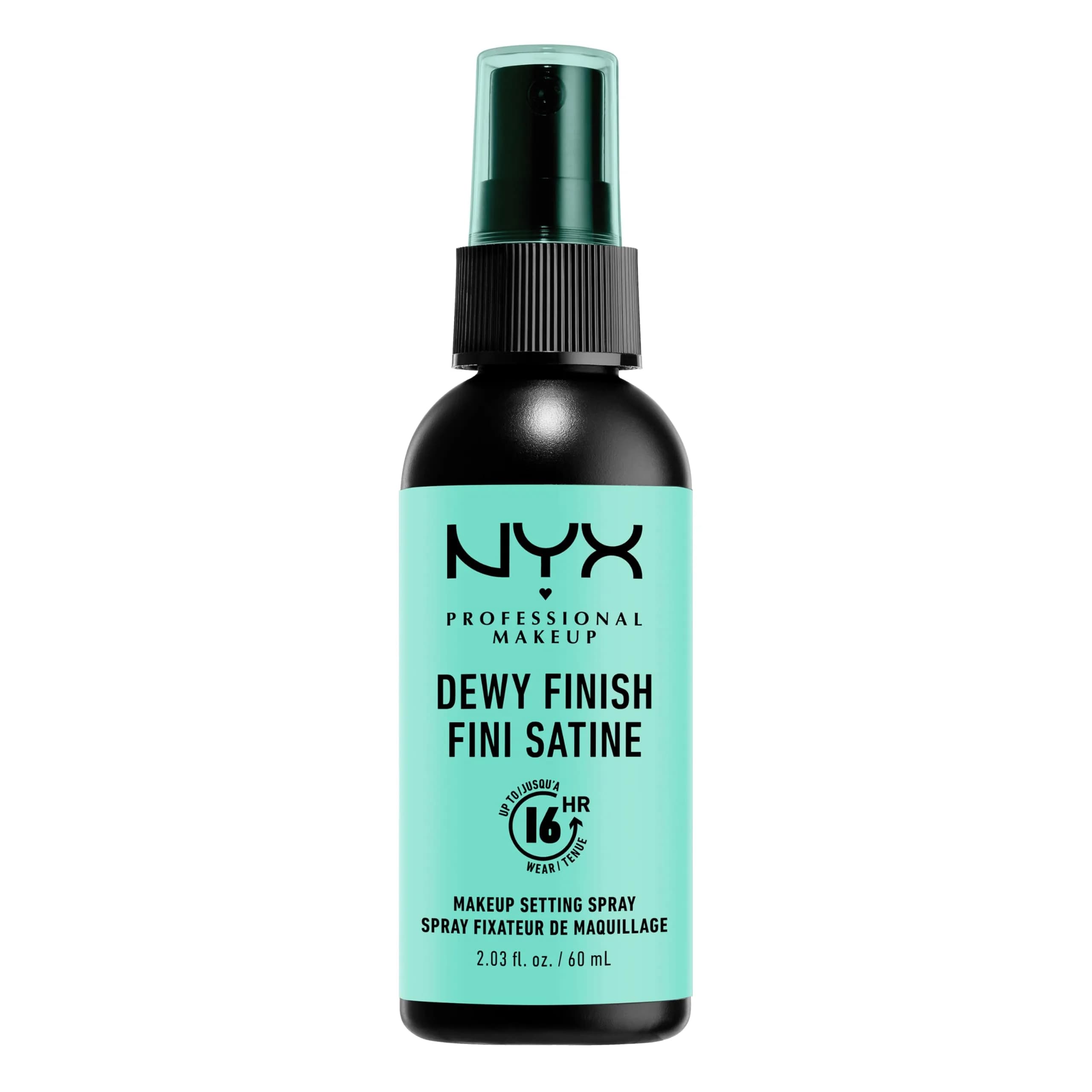 NYX PROFESSIONAL MAKEUP Makeup Setting Spray - Dewy Finish, Vegan Formula | Lightweight Face Mist for 16HR Wear