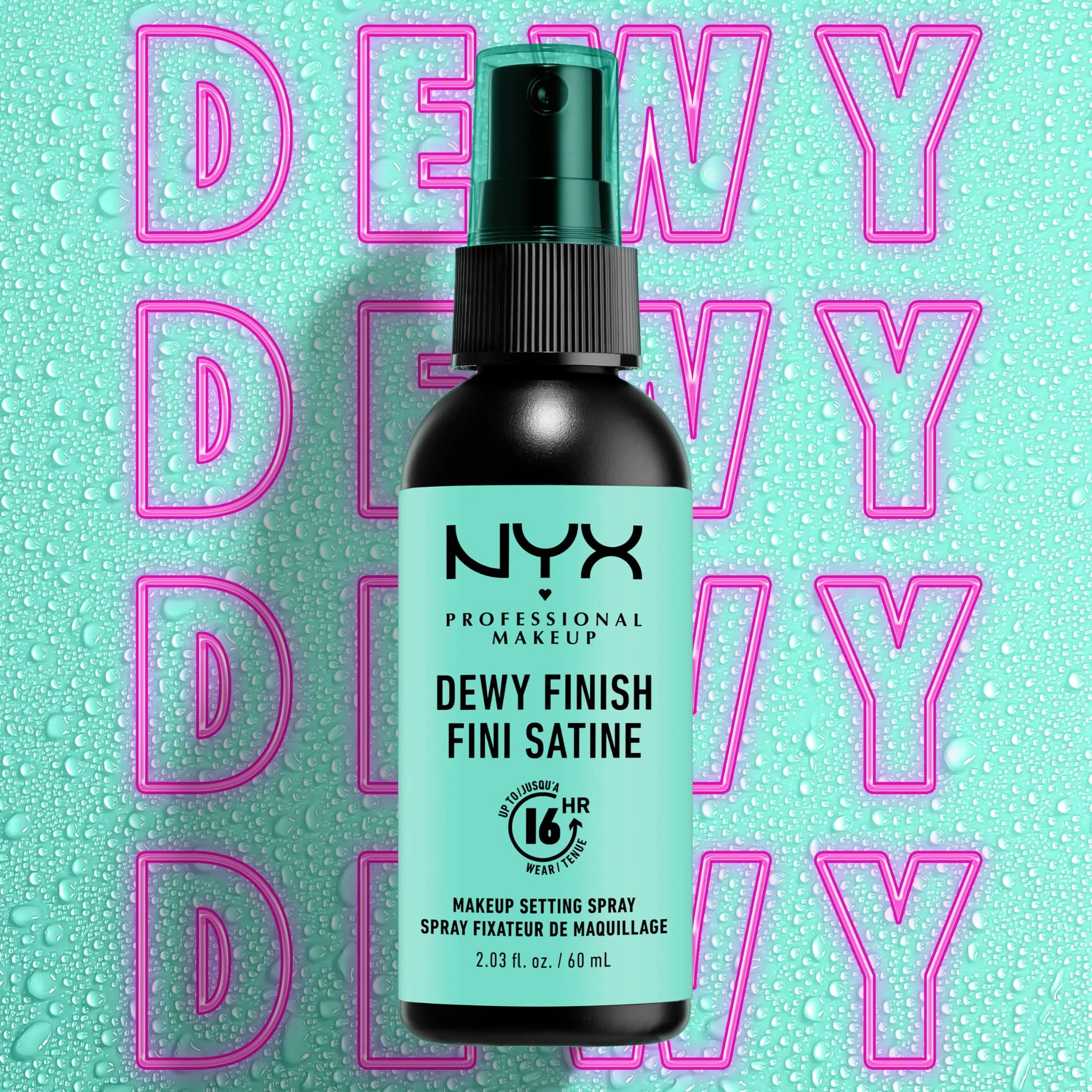 NYX PROFESSIONAL MAKEUP Makeup Setting Spray - Dewy Finish, Vegan Formula | Lightweight Face Mist for 16HR Wear - view 7