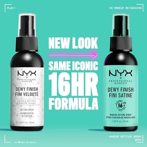 NYX PROFESSIONAL MAKEUP Makeup Setting Spray - Dewy Finish, Vegan Formula | Lightweight Face Mist for 16HR Wear thumbnail 2