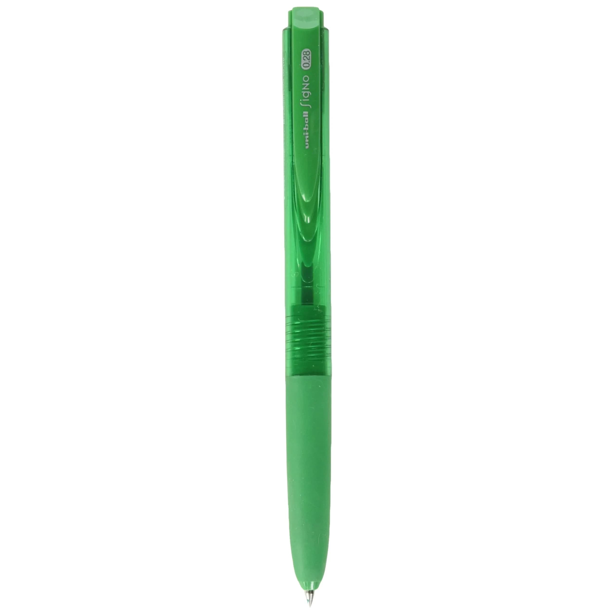 Uni-ball Signo RT1 Ballpoint Pen 0.28mm Green | Smooth Ink Flow for Students & Office - main product image