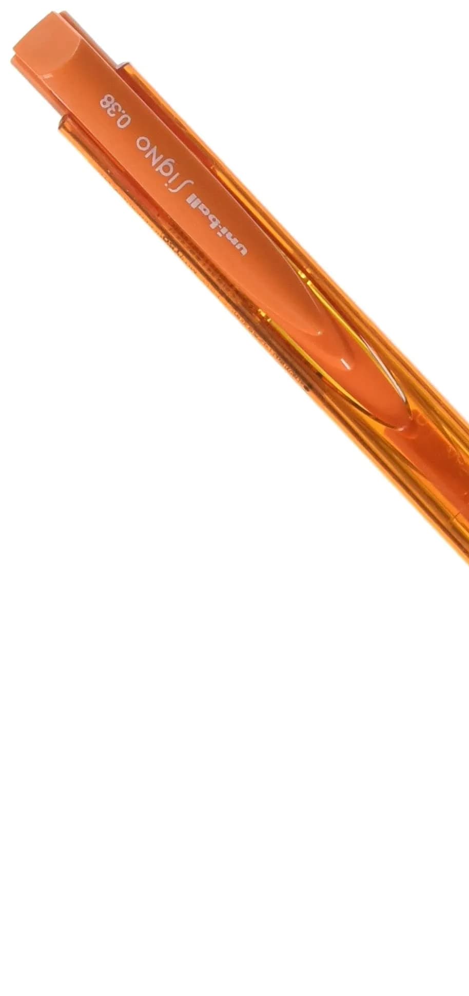 Uni-Ball Signo RT1 Ballpoint Pen 0.38mm Orange | Smooth Ink Flow - view 2
