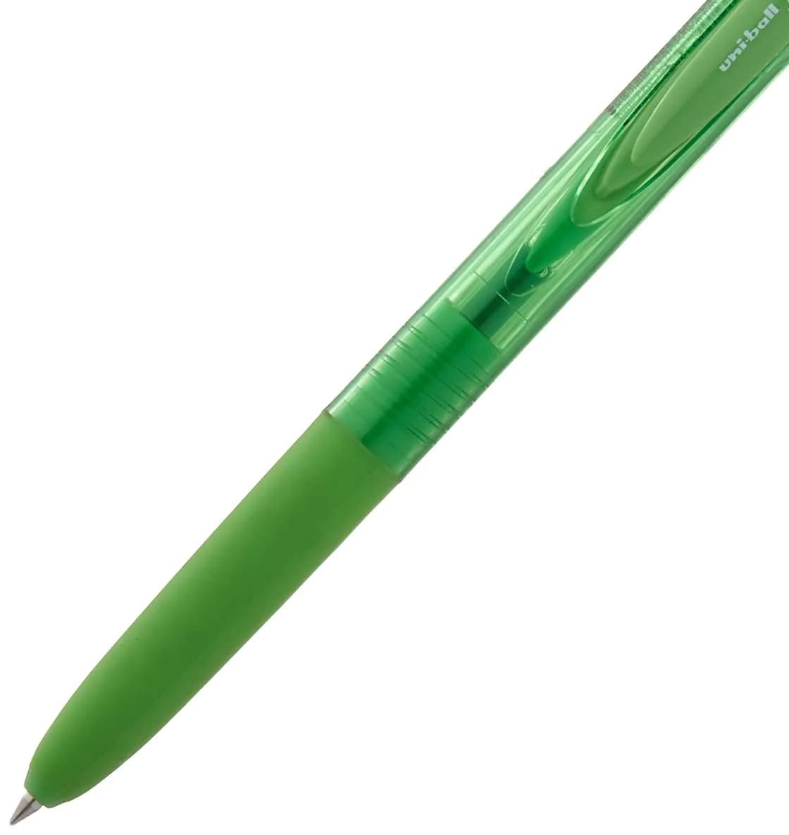 三菱鉛筆 Uni Ball Signo RT1 Ballpoint Pen 0.38mm Lime Green | Smooth Ink Flow - main product image