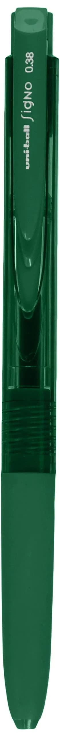 Uni-Ball Signo RT1 0.38mm Ballpoint Pen - Vibrant Green Ink for Smooth Writing - main product image