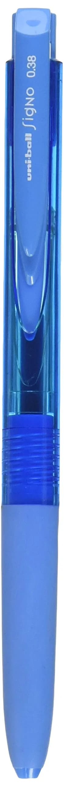 Uni-Ball Signo RT1 Ballpoint Pen 0.38mm - Light Blue | Smooth Writing Experience - main product image